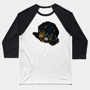 Cute Rottweiler baby puppy Baseball T-Shirt